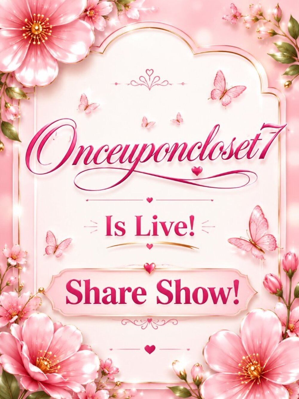 Onceuponcloset7 is live! Like to be notified :) - Picture 3 of 3